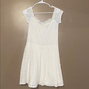 White hollister dress